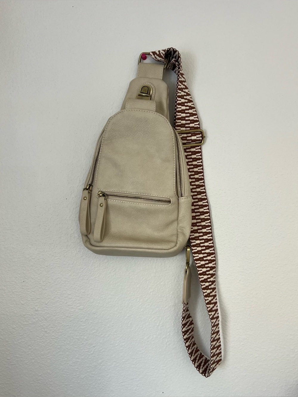 Urban Expressions Beige Western Style Crossbody